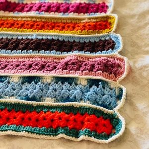 Handmade Afghan bright cheerful